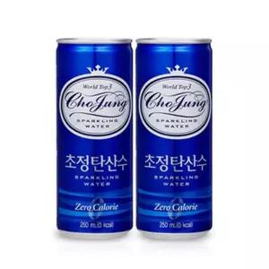 [일화] 초정탄산수(플레인)250㎖ x 30캔 2박스 (총60캔) 탄산수