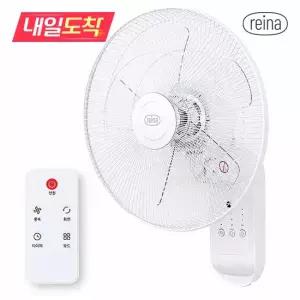 레이나 [내일도착] REINA 벽걸이 선풍기 리모컨 타이머형 수면풍 자연풍 16인치 40cm RF-N1621R