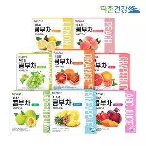 더존건강 더조은 콤부차 8종 레몬/복숭아/샤인머스켓/파인애플/모로 블러드 오렌지/ABC주스/매실/자몽