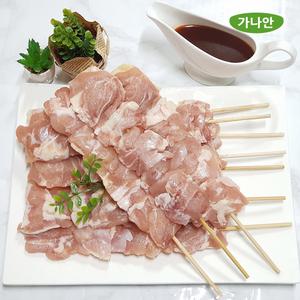 가나안식품 왕 순살닭꼬치 대 캠핑꼬치음식 바베큐전용