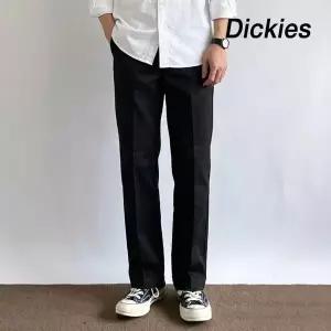 디키즈 남성 면바지 873 슬림핏 스트레이트 워크팬츠 블랙 873BK