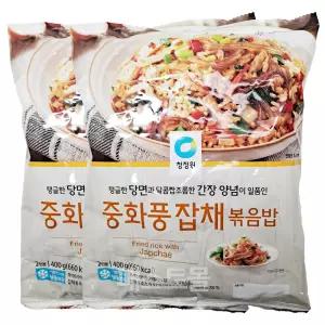 청정원 중화풍 잡채볶음밥 400g 2개