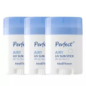 [메디플라워] 퍼펙트 에어리 유브이 선스틱 23g x3개 SPF 50+ PA++++