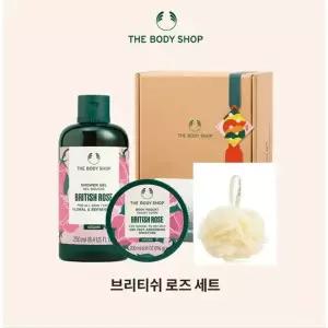 [더바디샵](의정부점)브리티쉬 로즈 바디 보습 선물세트 (샤워젤+바디요거트+미니릴리) [신세계의정부점]