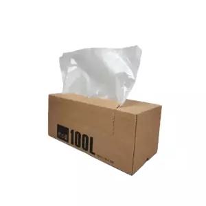 [채움굿즈] 박스롤 분리수거 비닐봉투 재활용 쓰레기봉투 투명 100L 50매