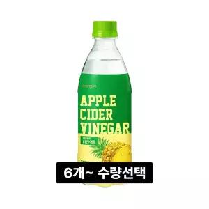 웅진 애사비 파인애플 500mL 수량선택 6개 ~ 48개 애플사이다비니거