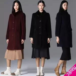 머스크랫 천연퍼 안젤리나 알파카 울코트