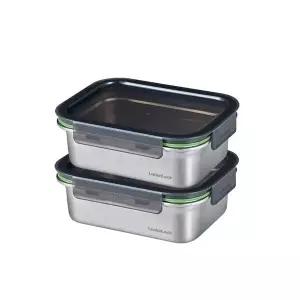 [락앤락][본사]스텐 스테커블 1.2L 2개세트 (LST515)