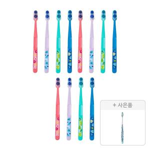 조르단 어린이 칫솔 버디 2단계 5~10세 색상랜덤, 12개 + 증정 (인디비쥬얼 울트라소프트 칫솔, 1개)