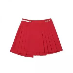 [말본골프] 언발란스 랩스커트 레드 123156273