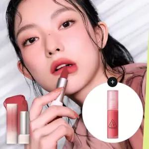 3CE 캐시미어 허그 립스틱+미니틴트 랜덤)