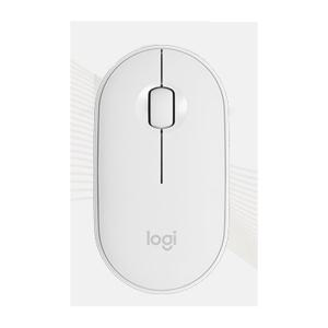 로지텍 Pebble 무선 블루투스 마우스 M350S 도브 화이트/병행/박스제품/