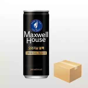 맥스웰하우스 마스터 오리지날 블랙 240ml 1박스(30캔)/콜롬비아나