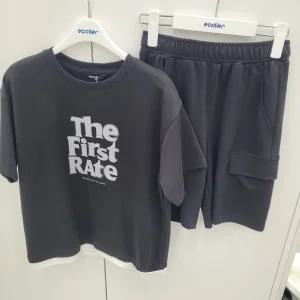 4.5부블러레터링레이어드티5부카고바지KG