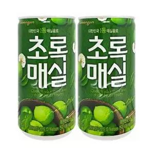 웅진 초록매실 180ml 60캔