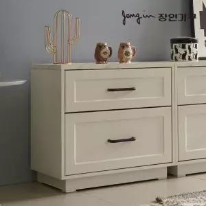 [장인가구]셀리아 화이트 대리석패턴 600 협탁 높은 거실장
