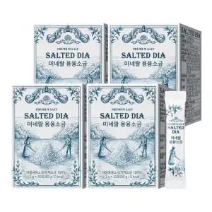 홀라이프 솔티드다이아 미네랄 용융소금 3g x 30포 x 4박스
