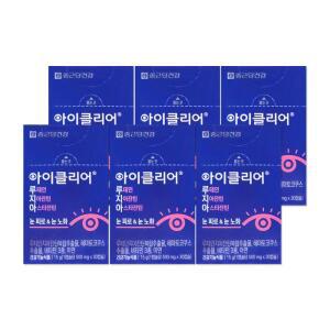 아이클리어 루테인 지아잔틴 아스타잔틴 500mg 30캡슐 6개/mjc