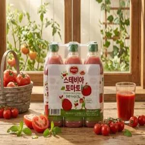 델몬트 스테비아 토마토 주스 950ml x 6입 코스트코