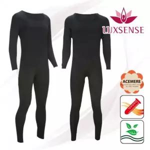 [하프클럽/럭센스](럭센스) LUXN7035 남성용 에스미어 내의세트 (블랙/90~100)