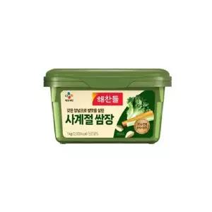 해찬들 사계절 쌈장 1kg x 4개