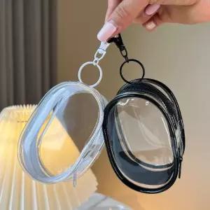 투명 파우치 키링 인형 화장품 PVC 케이스 투명수납함 파우치형 (WFI8ZZJ)