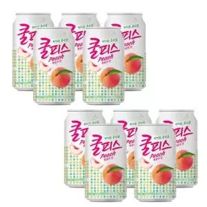 아트박스 마전동상회 동원 쿨피스 복숭아 캔 음료 뚱캔 350ml 24캔