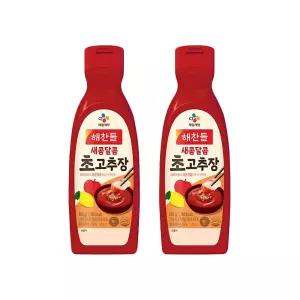 해찬들 새콤달콤 초고추장 500g(튜브형) x2개