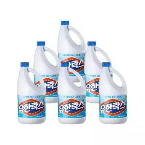 유한락스 주방용 2L(6개) 식당 업소 식기 행주 살균 소독