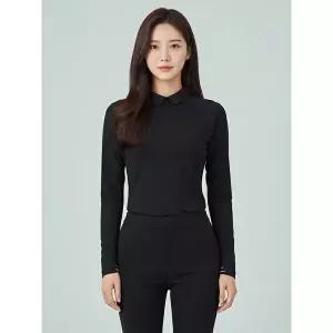 [하프클럽/올포유]여성 시보리 포인트 카라 티셔츠 AWTYM8247-199