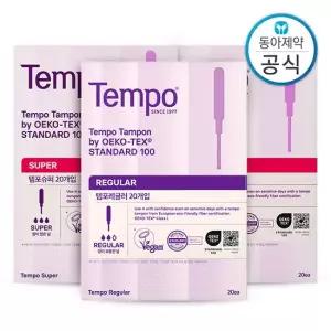 템포 탐폰 체내형생리대 레귤러 슈퍼 60매