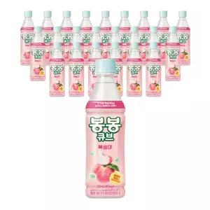 봉봉 큐브 복숭아 350ml 24개입 페트병 한박스