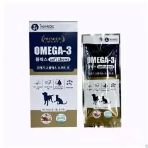 반려동물 영양보충제 강아지 고양이 오메가3 플렉스 소프트츄 20p(4px5봉) 영양간식