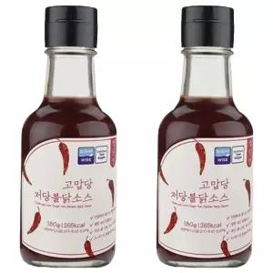고맙당 저당 불닭 소스 180g 2개 선물 답례품 결혼식 스승의 날 돌잔치 어버이