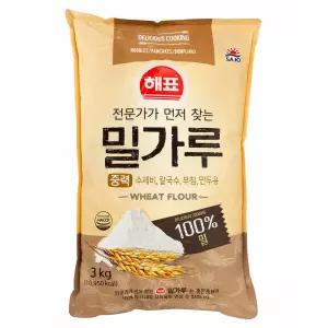 해표 중력 밀가루 3kg