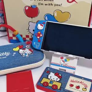 GeekShare 긱쉐어 산리오 Sanrio 헬로키티 닌텐도 스위치 NS OLED 케이스 파우치 풀세트
