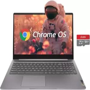 레노버 15.6인치 FHD 크롬북 디어패드 3i 노트북 인텔 셀러론 N4500 4GB RAM 스토리지 64GB eMMC 5ave