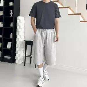 버뮤다 팬츠 와이드 스트레치 데일리 남성 버뮤다 팬츠 여름 트레이닝 스포츠