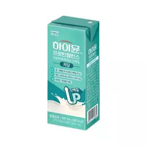 하이뮨 프로틴 밸런스 저당 음료 190ml x 24팩, 1박스
