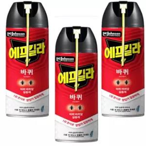 에프킬라 바퀴 살충제 레이드 울트라 500ml x3개