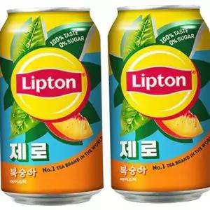 복숭아 제로 저칼로리 제로칼로리 음료 복숭아 아이스티 355ml 무설탕 음료수 24캔 포장 저당 박스