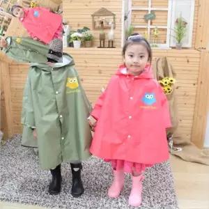 오햐 부엉이 아동우비 키즈우비 어린이레인코트 어린이비옷