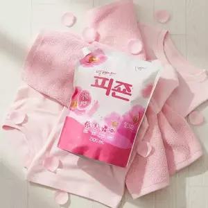 피죤 강력탈취 섬유유연제 리필 2100ml 핑크로즈 x 6개