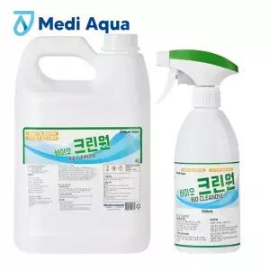 바이오크린원 4L+500ml 발효알콜 70% 에탄올 뿌리는살균소독제 리필 실속형