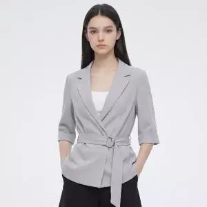 KARRA 앤드클래식카라자켓+벨트SET_A6M0227