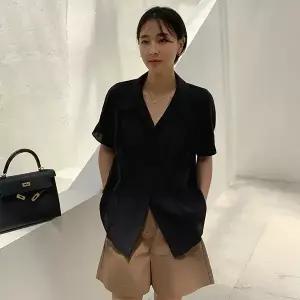 (뮬랑) M. 켄트 핀턱 모달 블라우스(여름ver) (4col)[셔츠C0227H304]