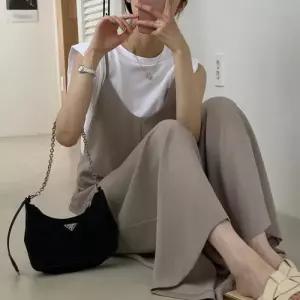 [에이시크]와이드핏 캐주얼 점프수트 C24BJS327
