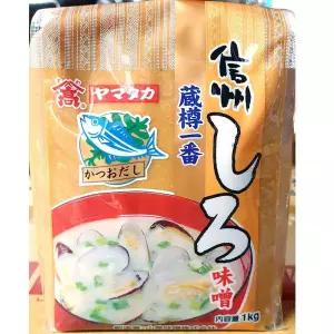 일식 백된장 신슈 1Kg/일본/된장/미소/간편/일본식/일식/가정용/고급/기본/미소국/미소국용/된장국/베이스