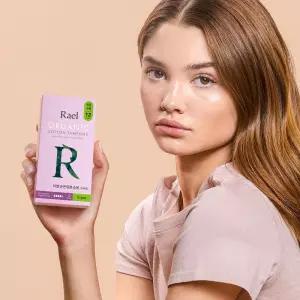 라엘 유기농 순면 탐폰 12입 X 3팩 (레귤러/슈퍼)