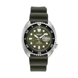 [Seiko] 세이코 프로스펙스 SRPE05 다이버 시계 오토매틱 45mm 그린 다이얼 실리콘 밴드